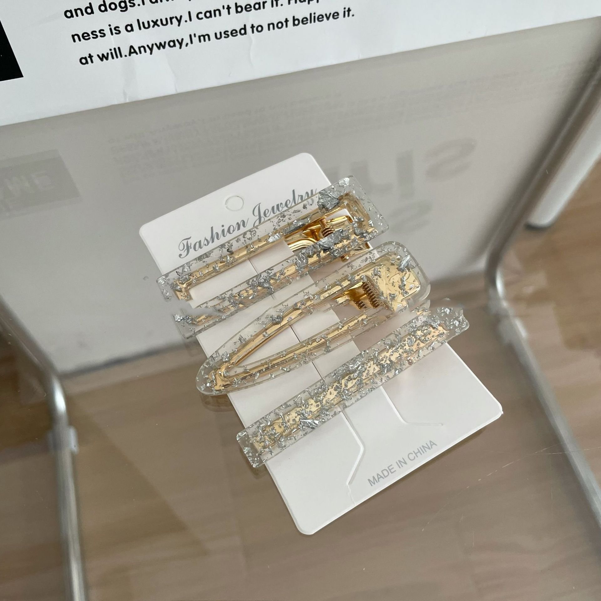 Korean Style Acetate Seamless Barrettes Summer Side Headdress - Image 4