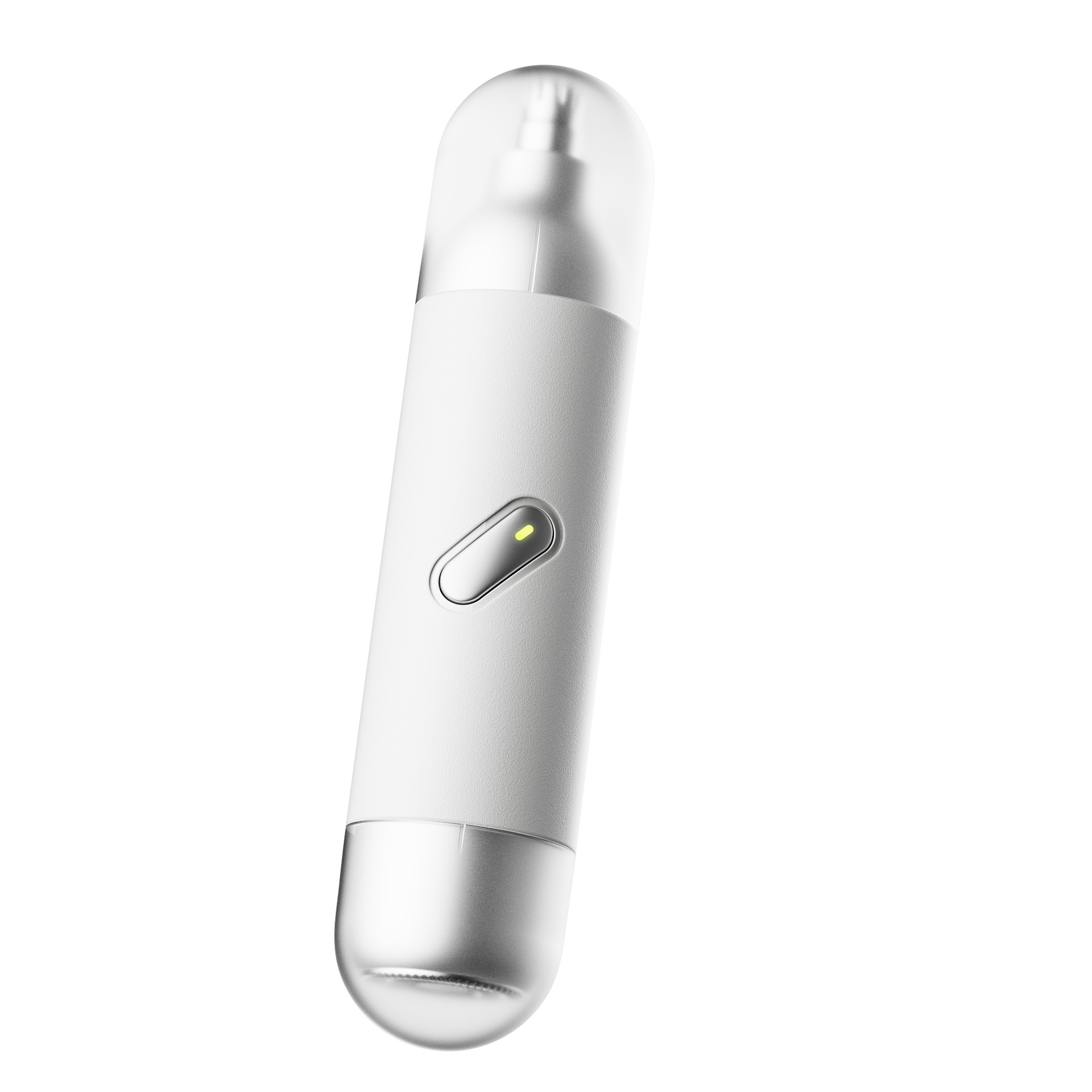 New 2-in-1 Electric Nose Hair Trimmer With Light, Washable Dual Blades, Mini Shaver