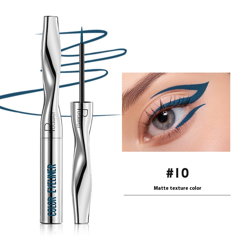 Color Eyeliner Makeup Waterproof Quick-drying Very Fine 24 Colors - Image 10