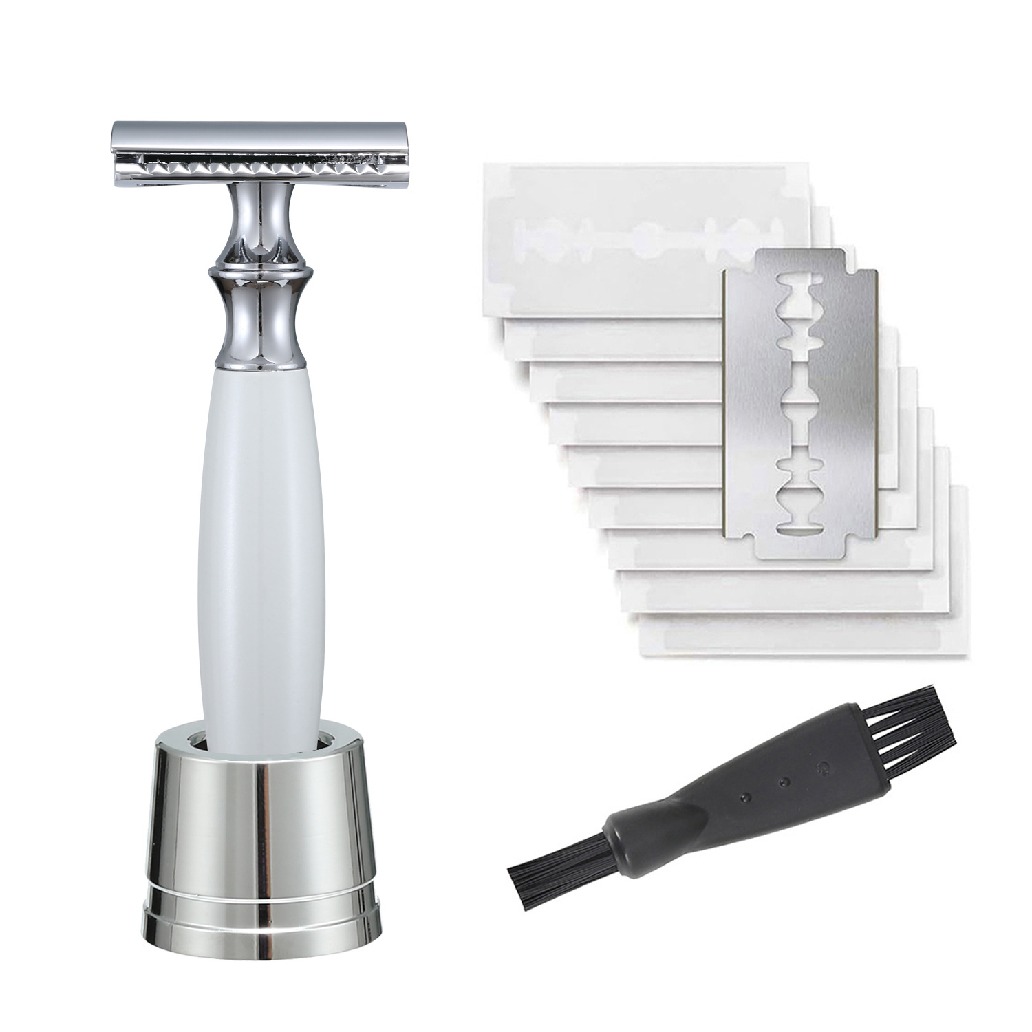 Men's Copper Manual Old-fashioned Metal Shaving Razor
