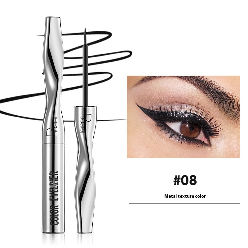Color Eyeliner Makeup Waterproof Quick-drying Very Fine 24 Colors - Image 8