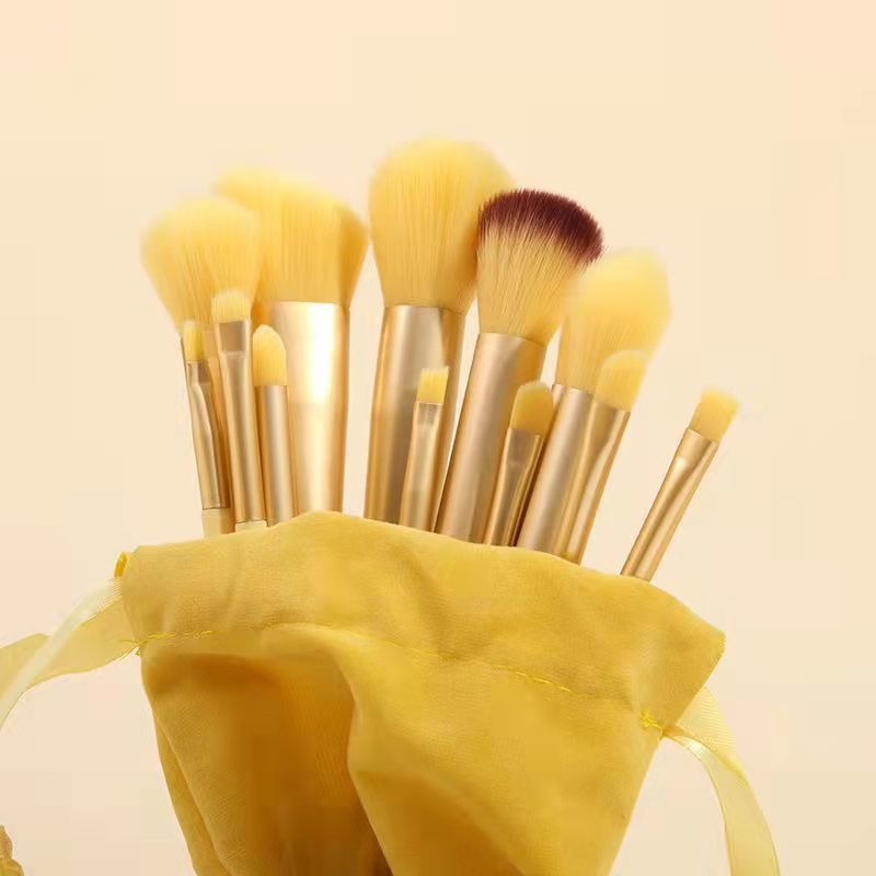 Cloth Bag Portable Soft Hair Makeup Brush Suit - Image 3