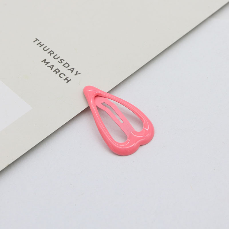 Oil Dripping Spray Paint Side Clip Bang Clip Love Children's Hair Accessories - Image 4