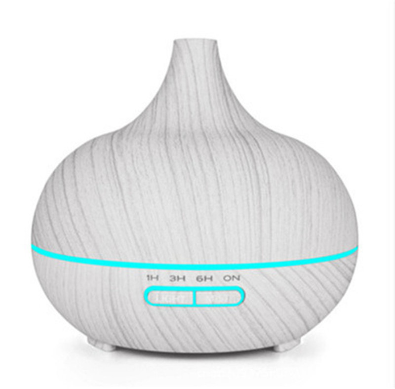 Creative Home Appliance Full Wood Grain Remote Control Aromatherapy Lamp - Image 2