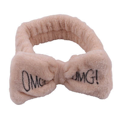 Coral velvet butterfly end hair band - Image 9