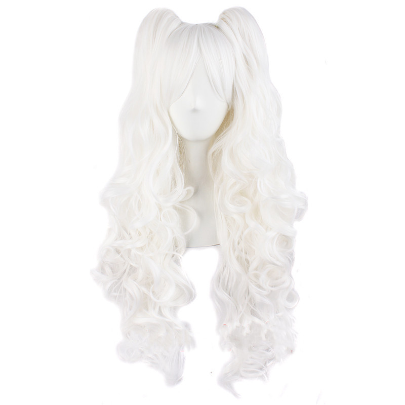 Big wave wig set double ponytail