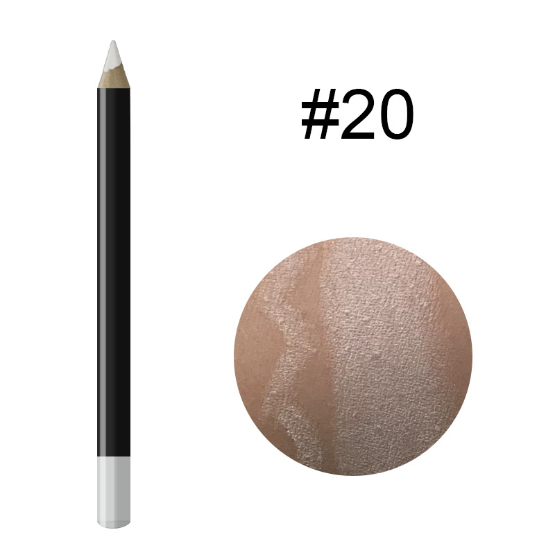 20 Color Black Pen Holder Lip Liner Waterproof Easy To Color - Image 20