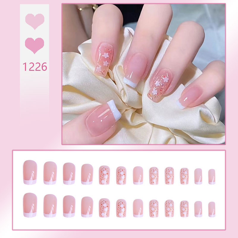 Pure And Seductive Style Nail Tips Finished False Nail Stickers - Image 19