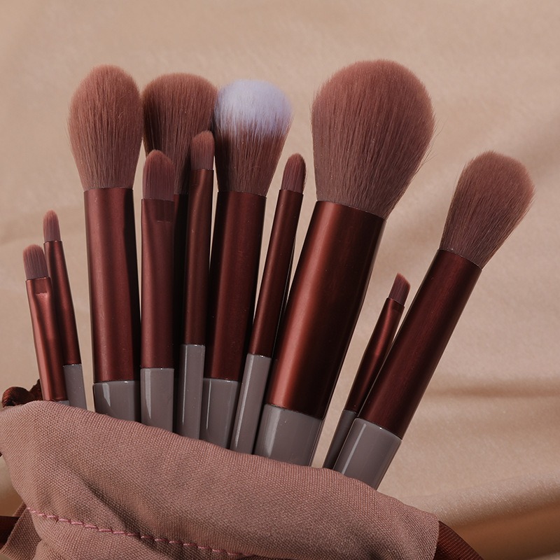 Cloth Bag Portable Soft Hair Makeup Brush Suit - Image 2
