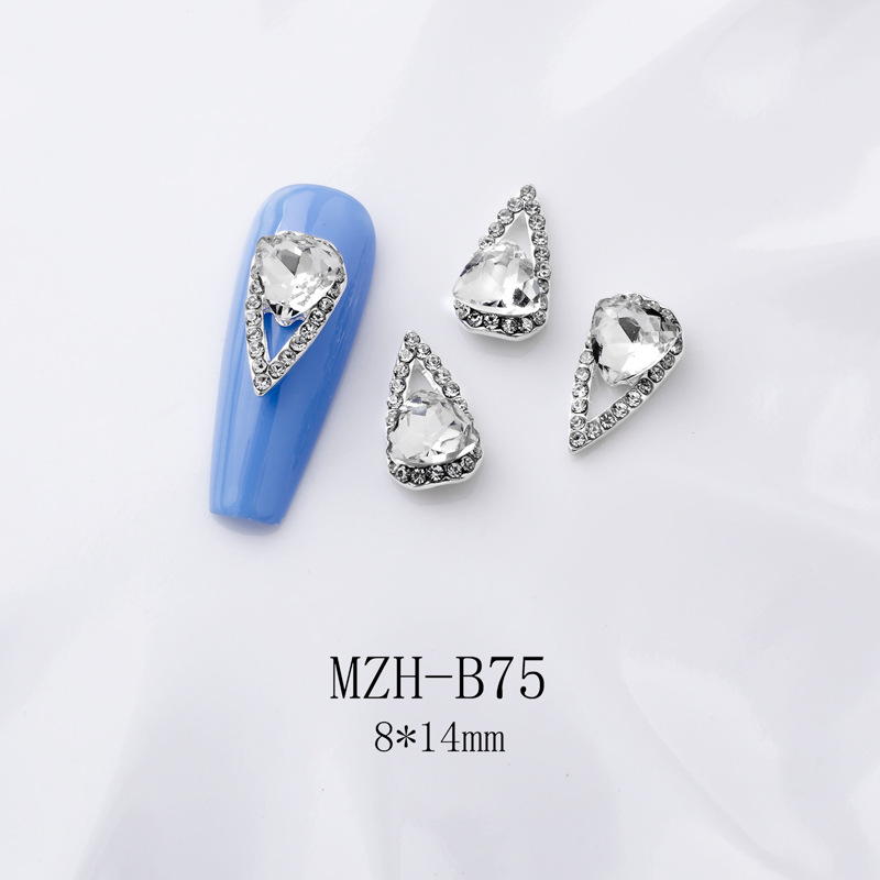 K9 Ultra-Shiny Flat-Back Rhinestones In White For Nail Art Decorations - Image 16