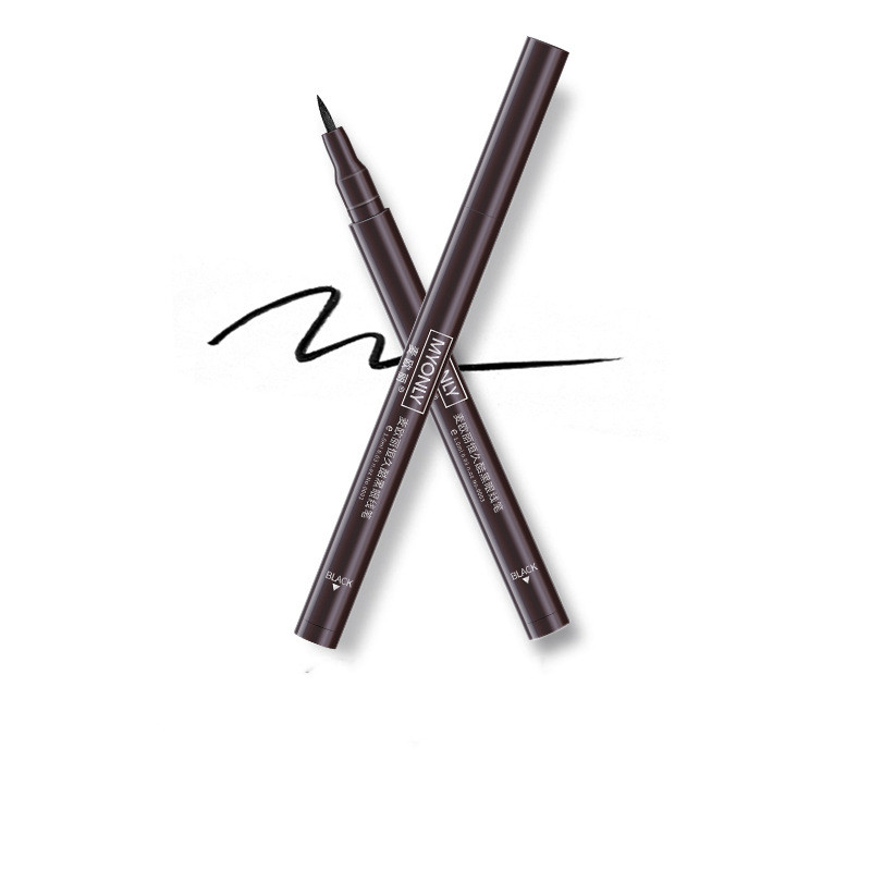 Cool Black Eyeliner, Bright Black, Natural And Non-Smudge Quick-Drying Liquid Eyeliner Pen