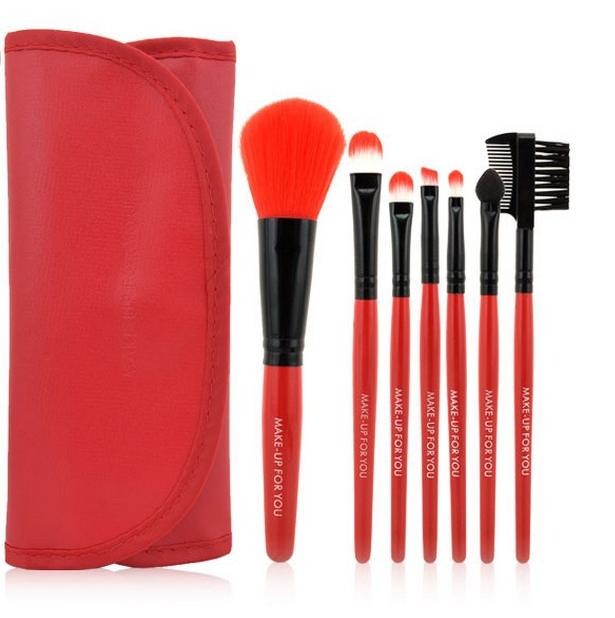 7 make-up makeup brushes, high-end makeup brush bag, a variety of colors available - Image 3
