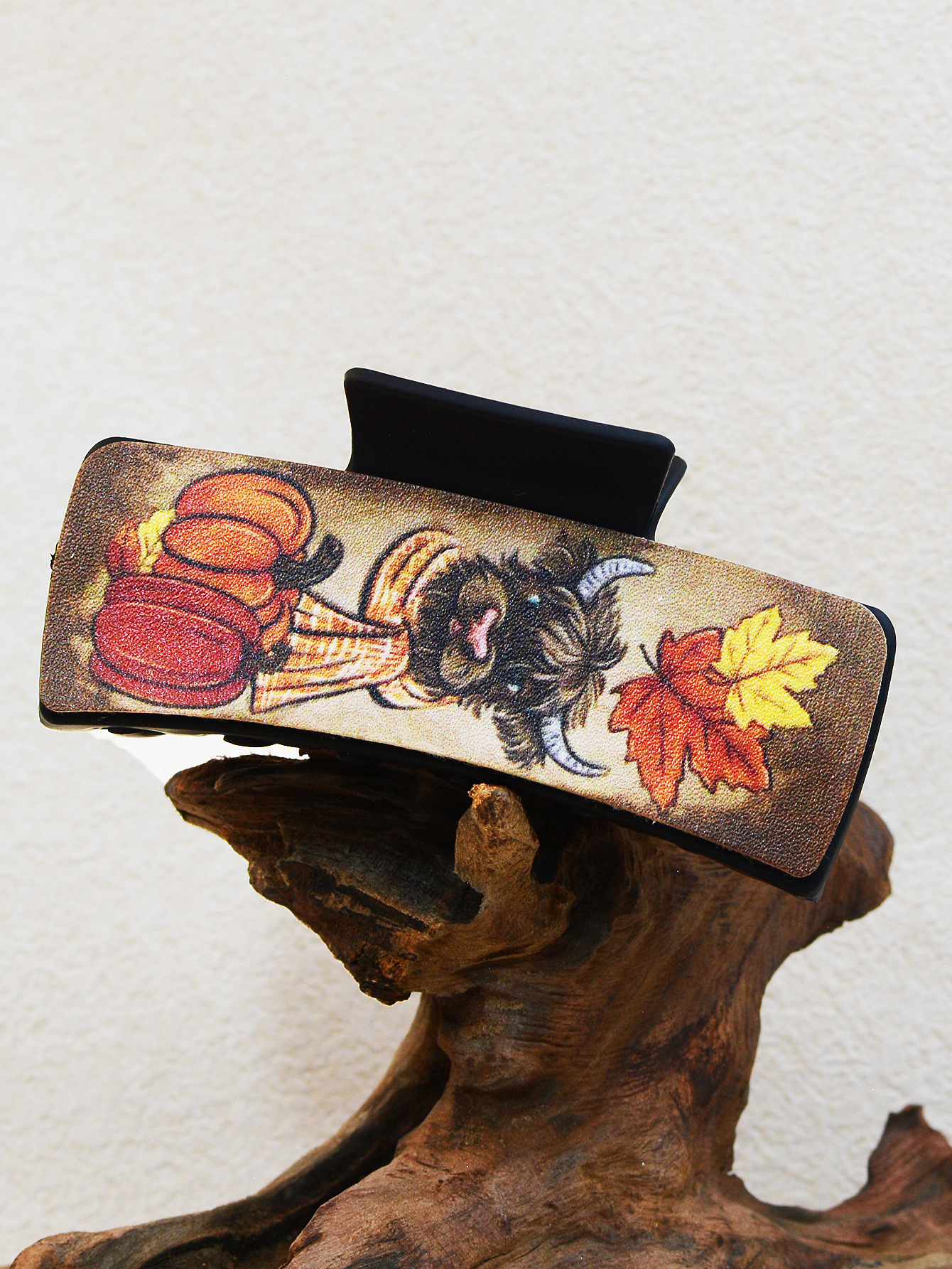 Retro Playing Cards Barrettes Shark Clip Printing - Image 2