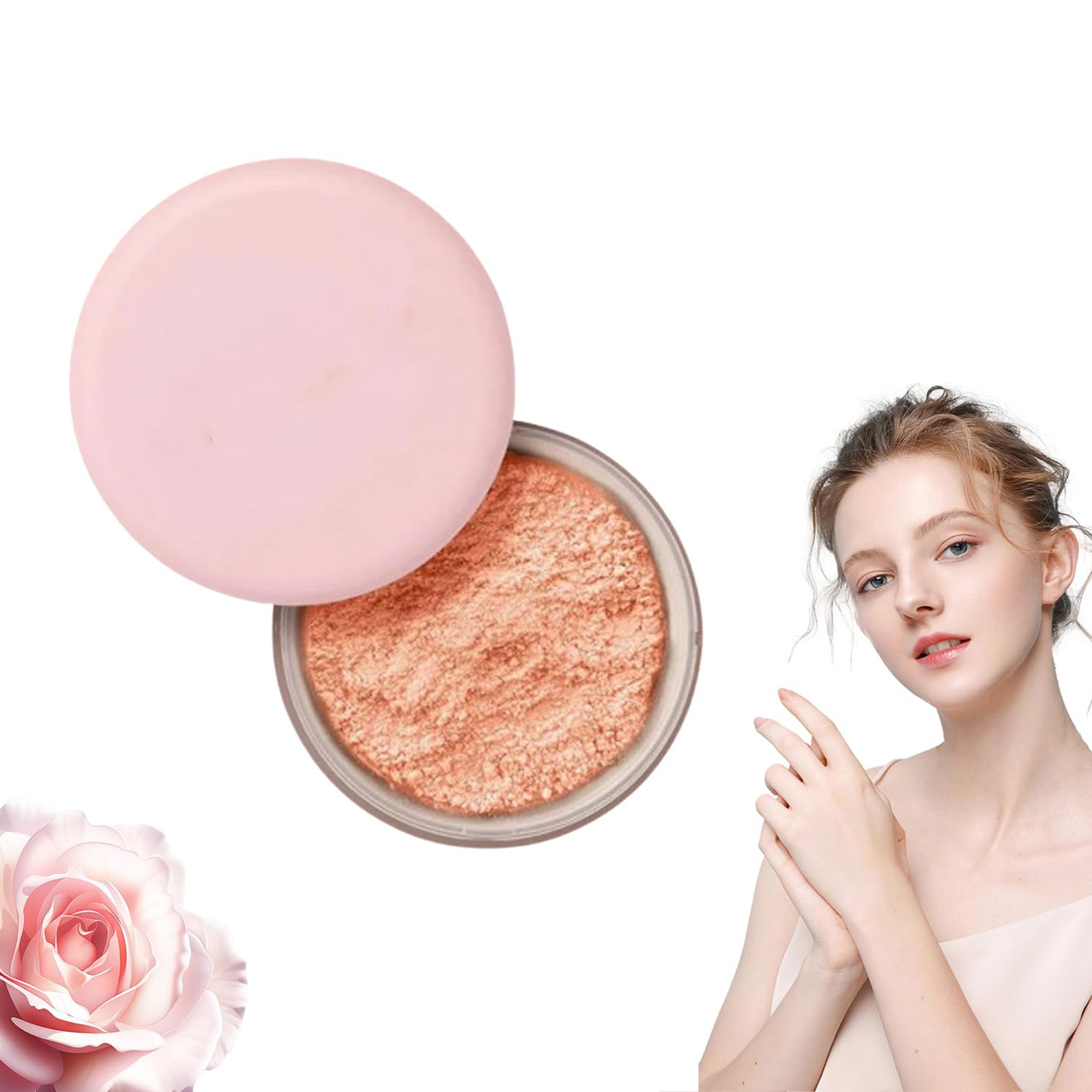 Fine Matte Texture That Is Not Easy To Remove Makeup Powder - Image 2