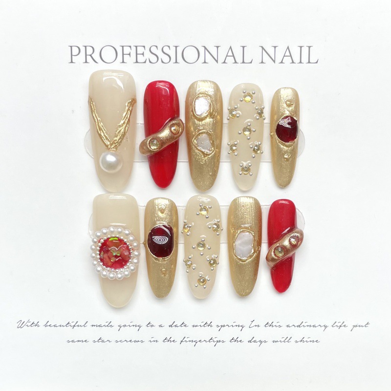 Fake Nails Gem Baroque Advanced Sense - Image 2