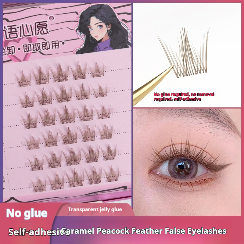 Glue-free Double Tip SUNFLOWER Lazy False Eyelashes - Image 3