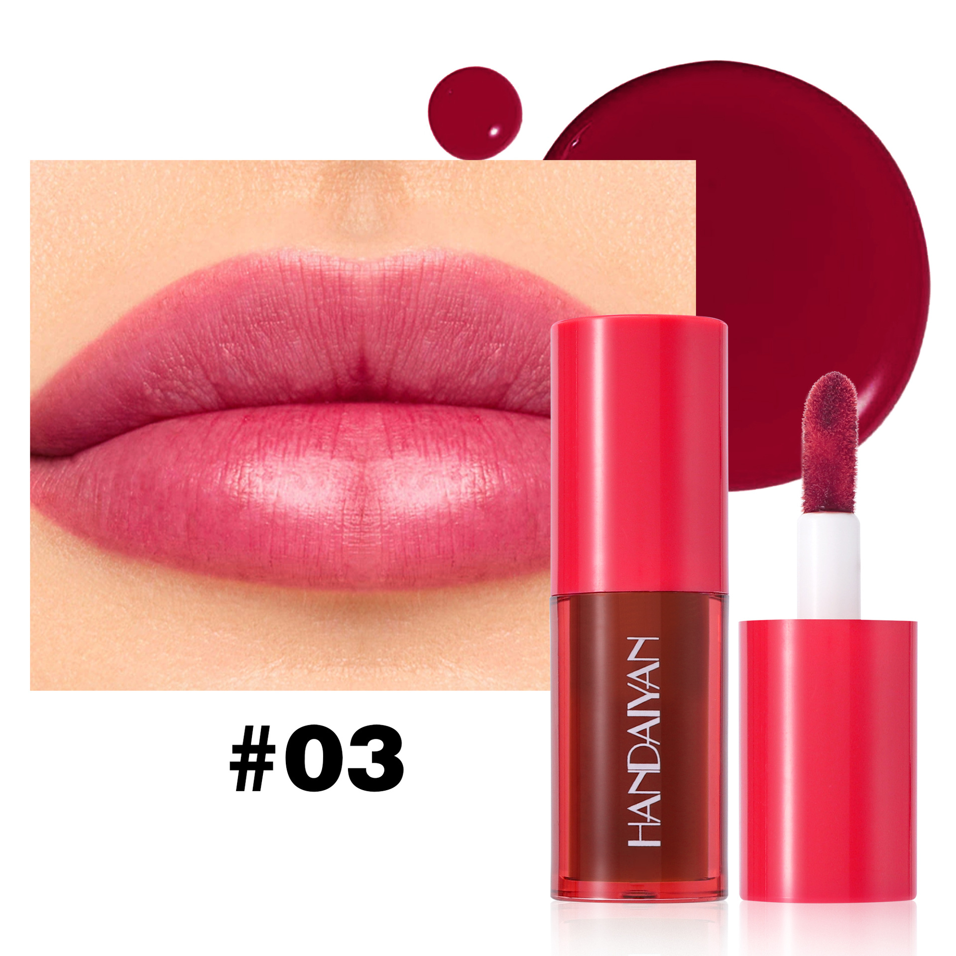Shiny Waterproof And Smudge-proof Lip Gloss - Image 3