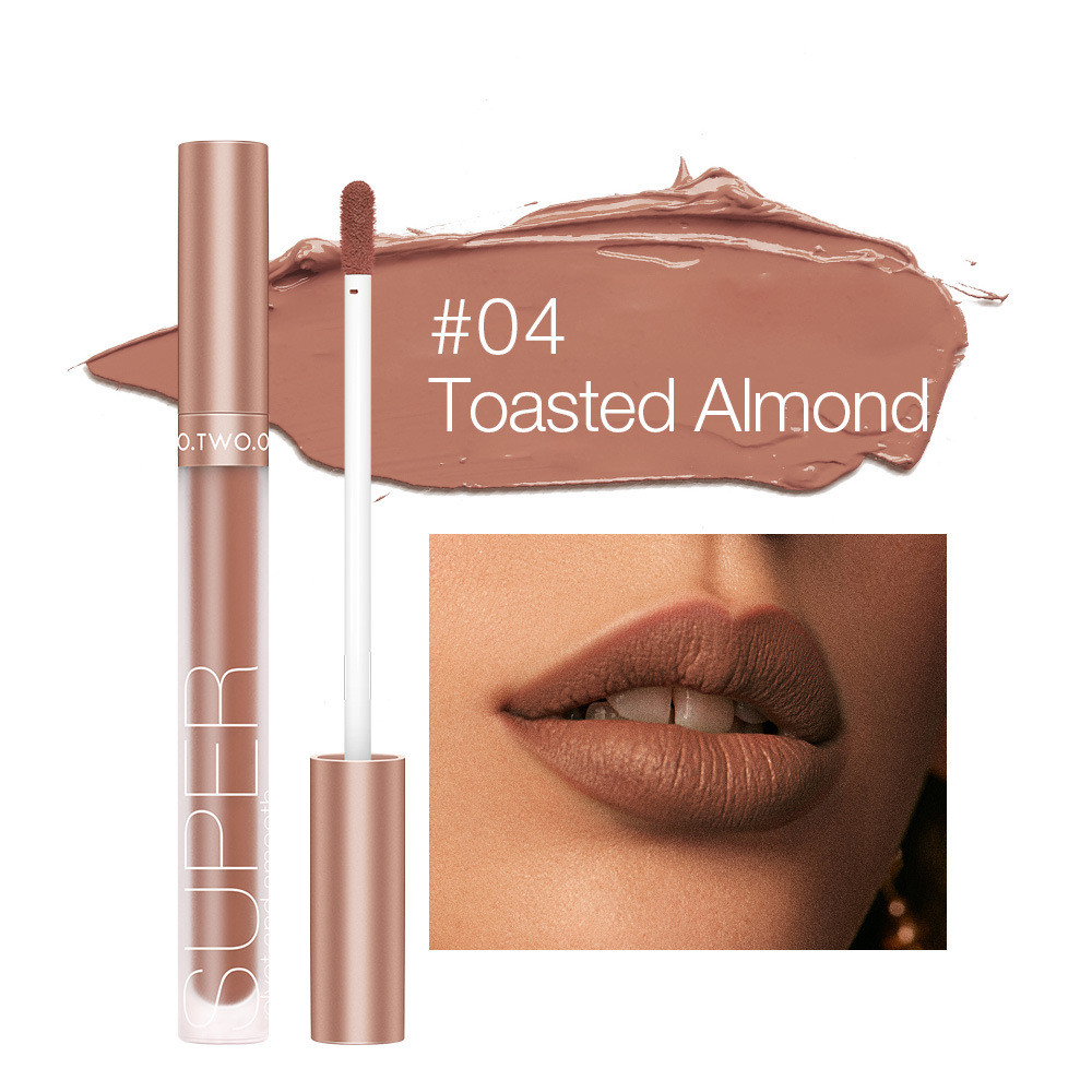 New Honey Talk Velvet Natural Makeup Matte Lip Glaze - Image 3