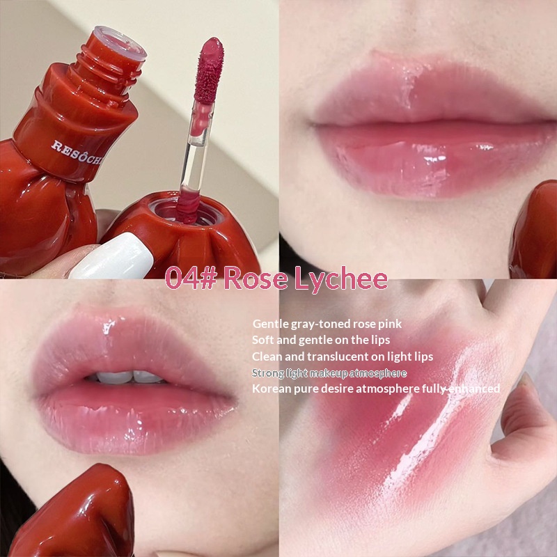 Mirror-like Lip Glaze Long-lasting Vibrant Lightweight Dewy And Sheer - Image 4
