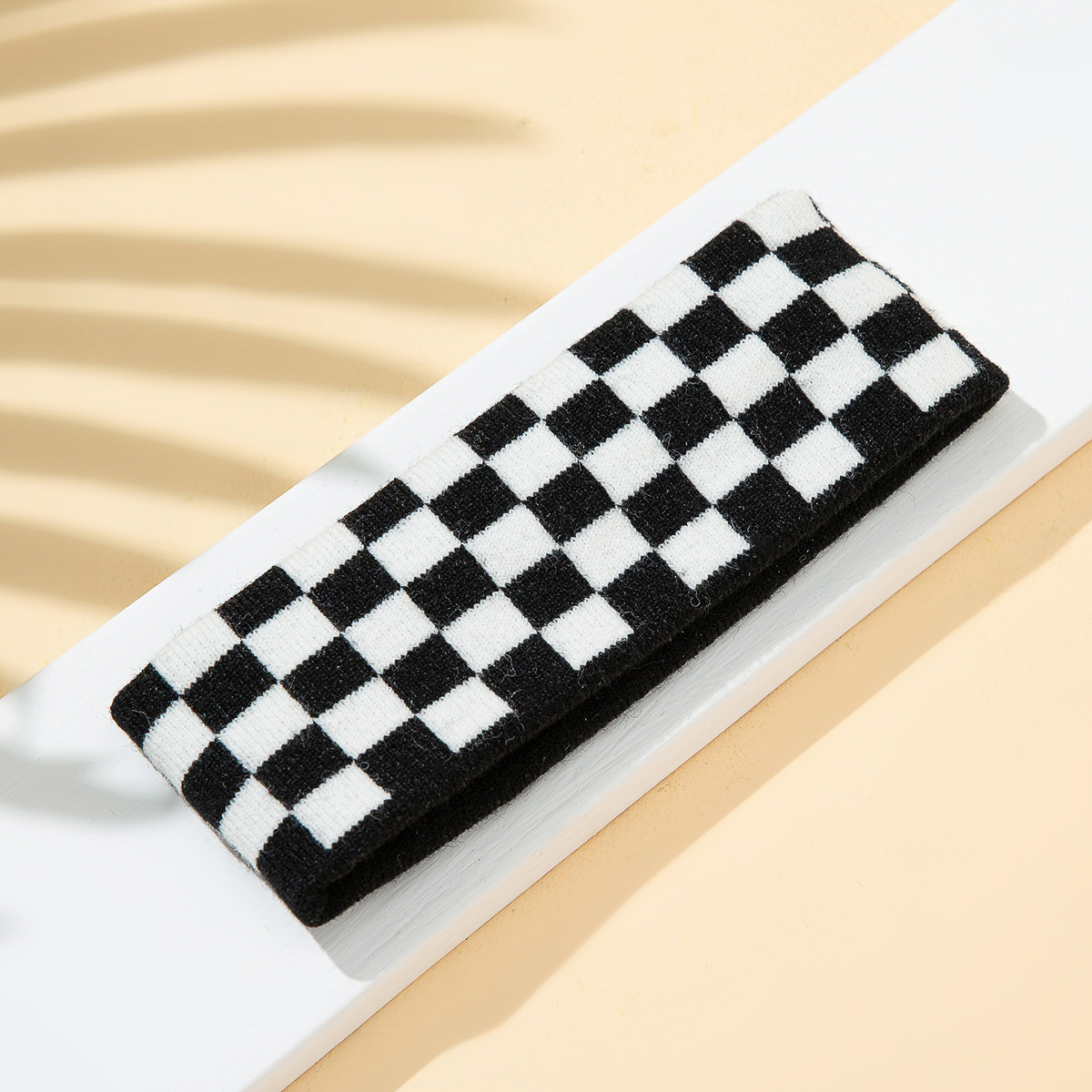 Elastic And Sweat-absorbing Panda Cows Pattern Sports Knitted Hair Band - Image 3