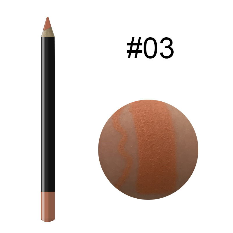 20 Color Black Pen Holder Lip Liner Waterproof Easy To Color - Image 3