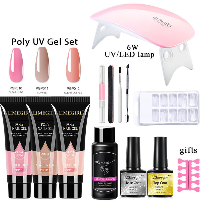 Nail Extension Gel Set Crystal UV Phototherapy - Image 6