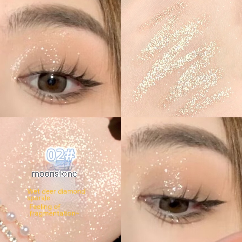 Crouching Silkworm Lazy Eye Makeup Thin And Glittering Pearlescent Bright Novice Style Brightening Eyeliner - Image 2