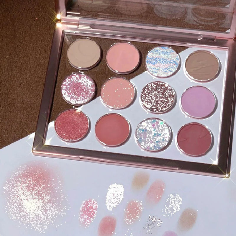 Twelve Rose Amber Eye Shadow Plate Makeup - Image 2