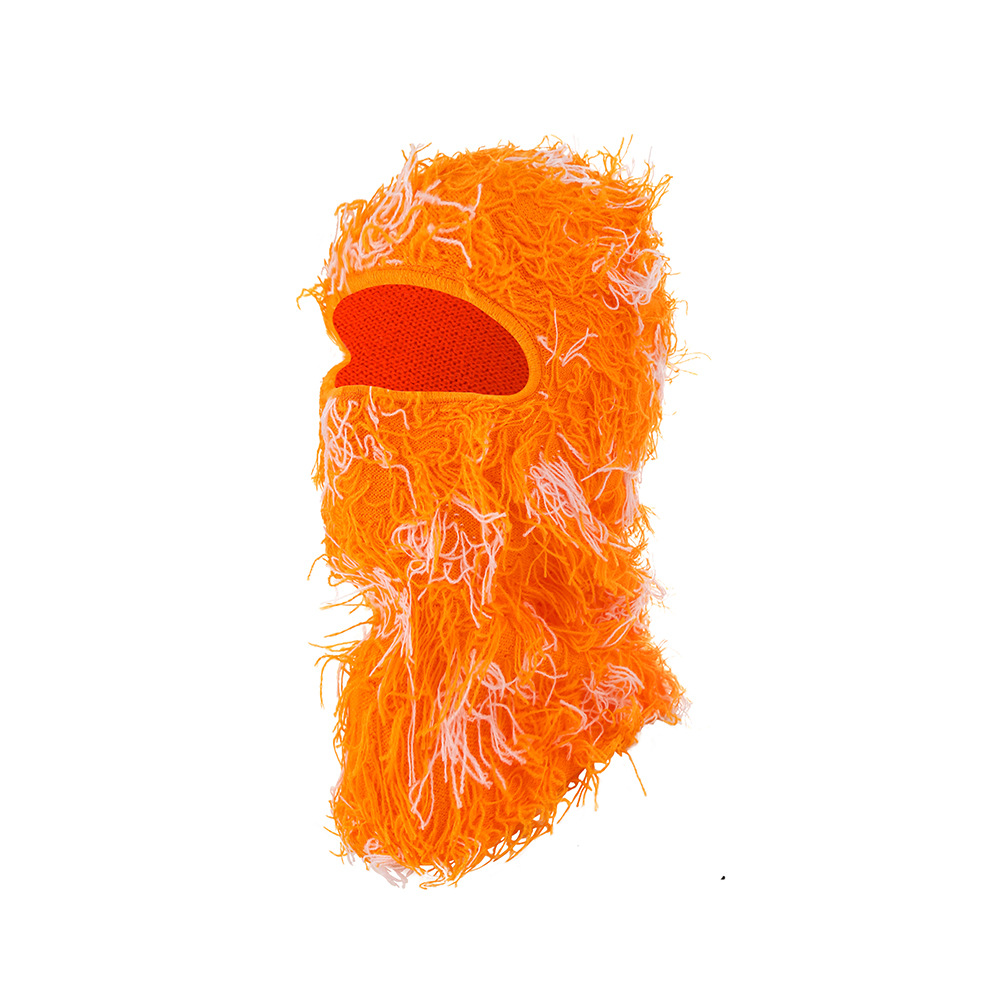European And American Knitted Warm Face Mask - Image 34