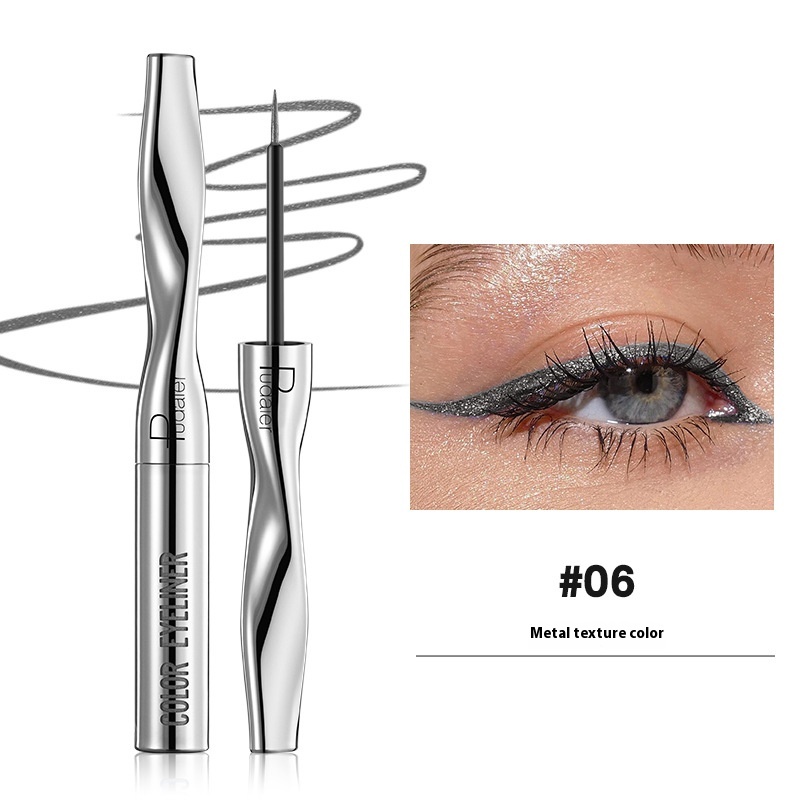 Color Eyeliner Makeup Waterproof Quick-drying Very Fine 24 Colors - Image 6