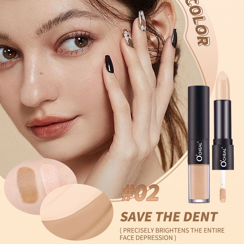 Liquid Concealer Double-headed Contour Stick Three-dimensional Face Brightening - Image 2