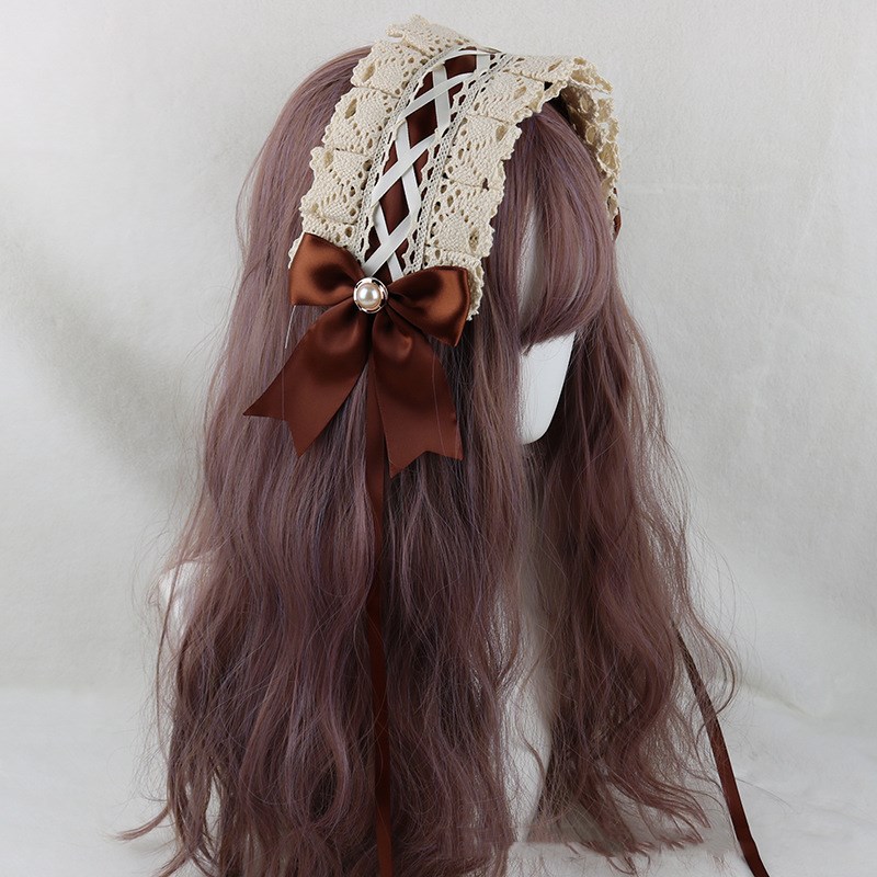 Japanese soft girl Lolita lace headdress - Image 4