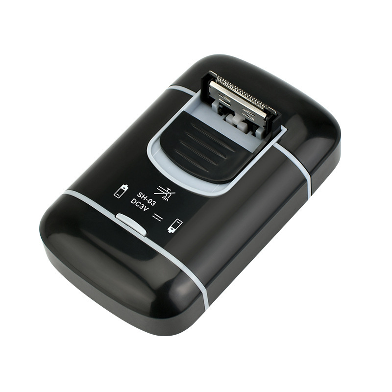 Men's Dry Battery Shaver Reciprocating Electric Adjustable Beard Knife
