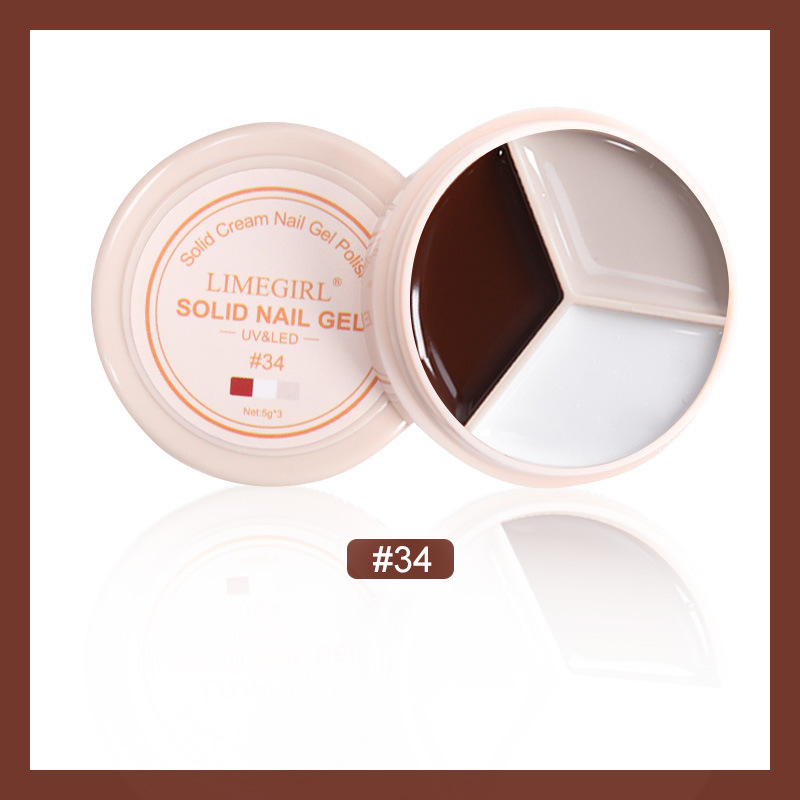 Cream Nail Polish Eye Shadow Bag - Image 16