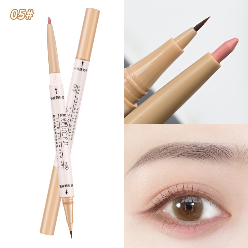 Double-headed Eye Shadow Pen Shadow Matte Highlight Brightening - Image 5