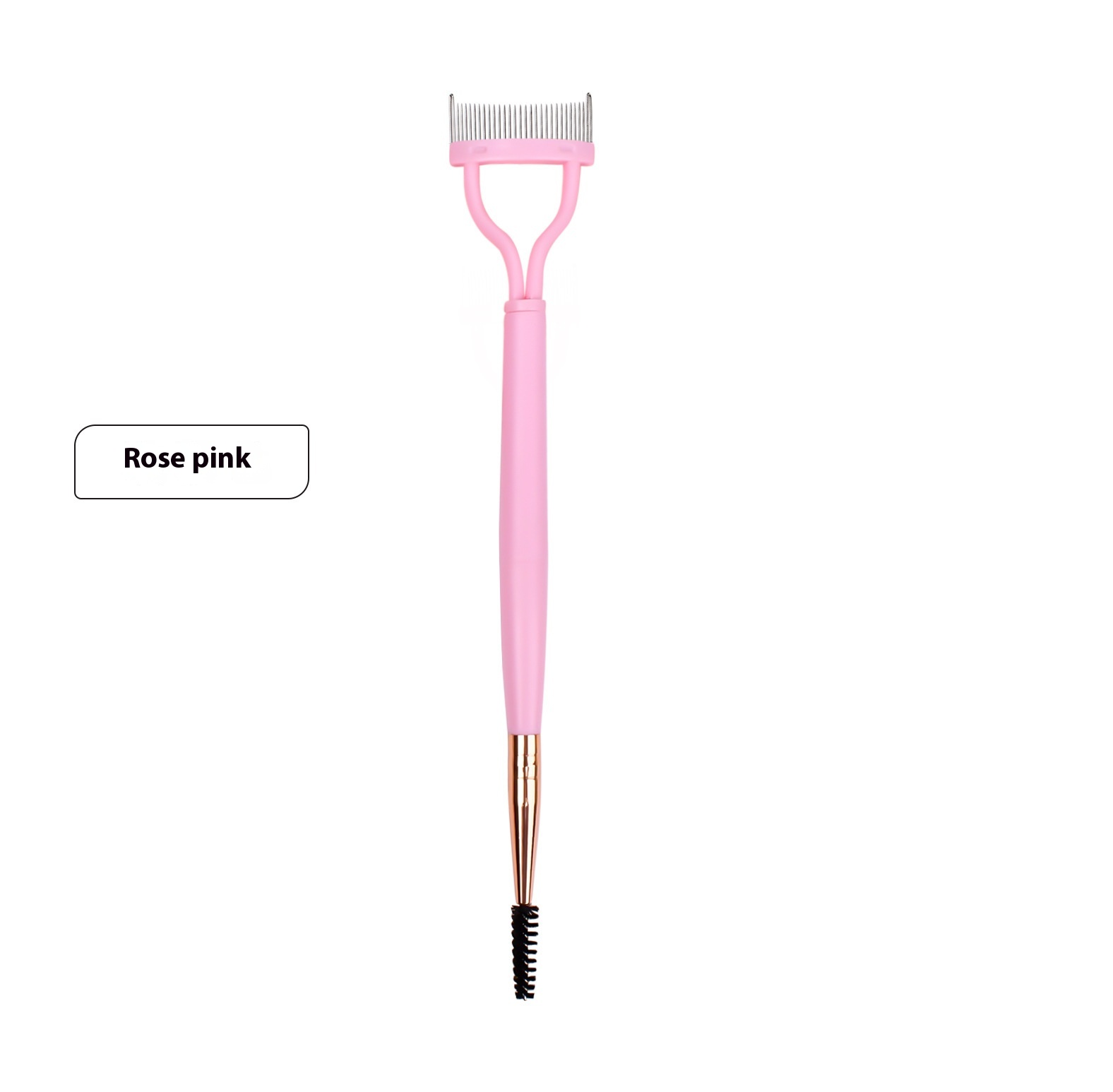 Steel Tooth Double Head Brow Groomer Mascara Brush Tool - Image 2