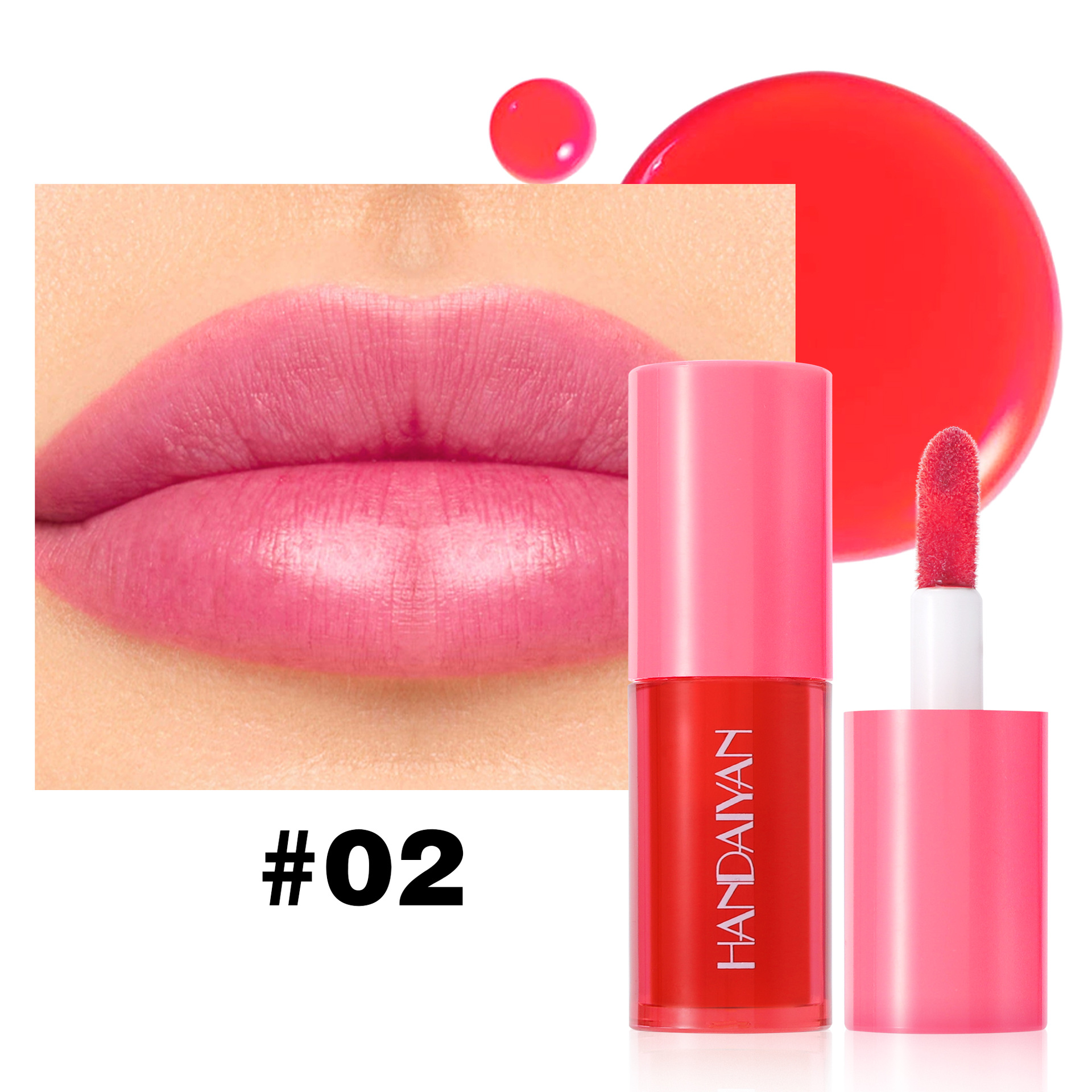 Shiny Waterproof And Smudge-proof Lip Gloss - Image 2