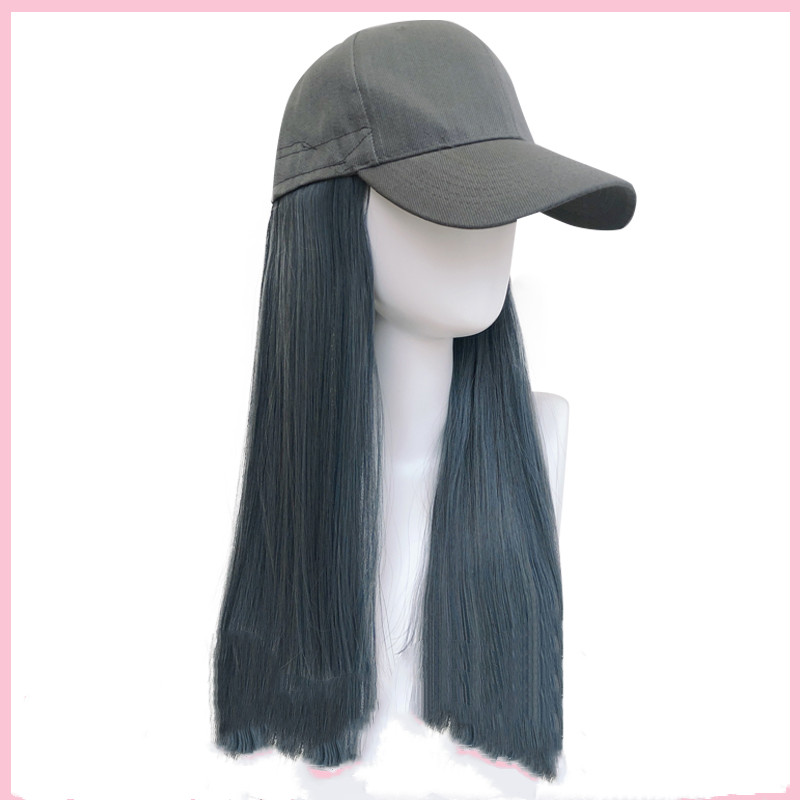Cap with fake hair - Image 2