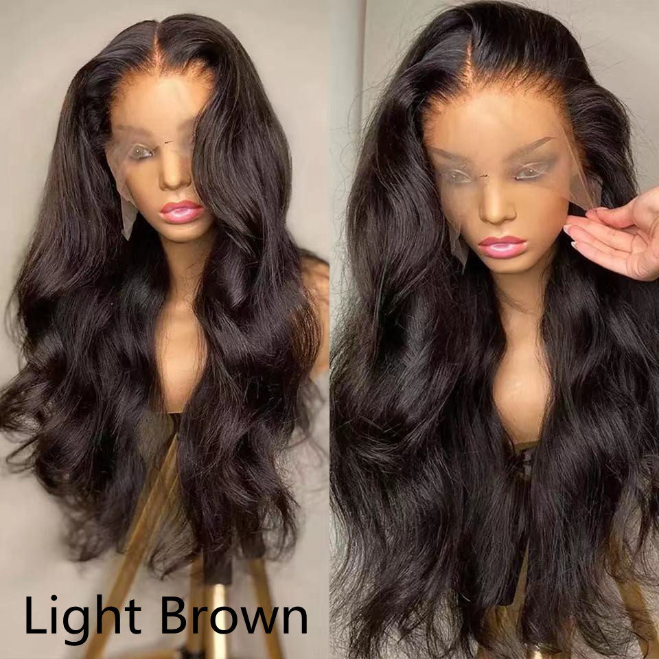Wig European And American Lace Wigs Chemical Fiber Headgear Front Lace Long Roll - Image 3