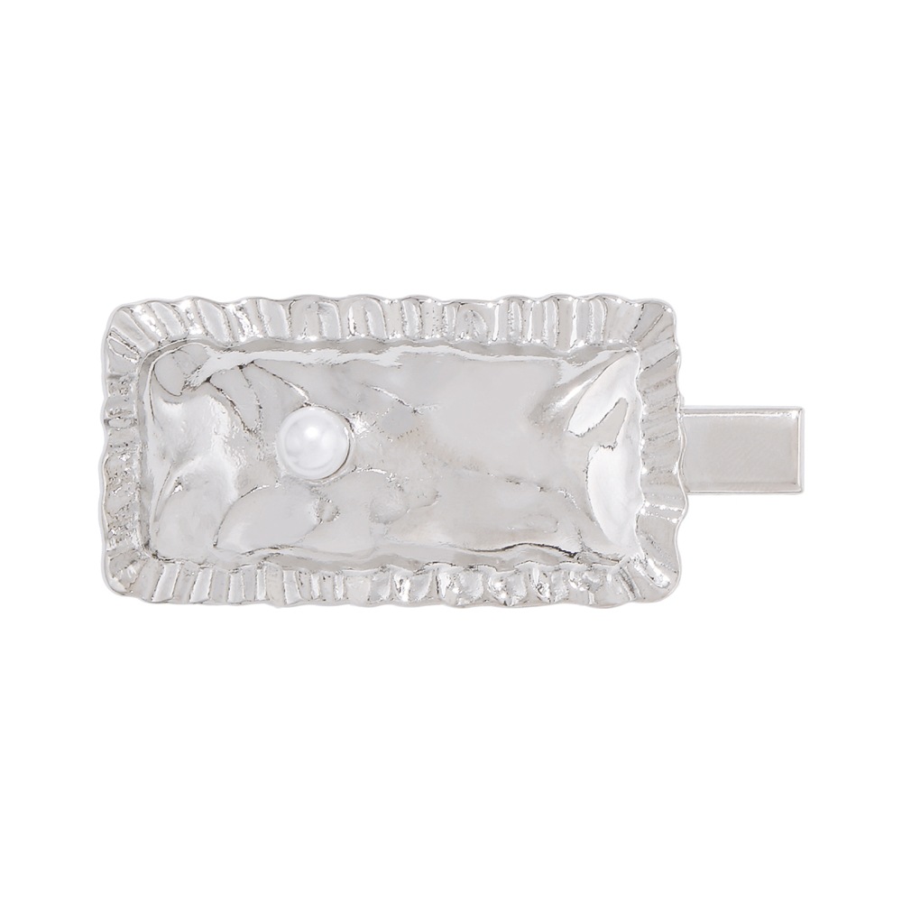 Simple Texture Hairpin Personality Creative Retro Square Hair Accessories