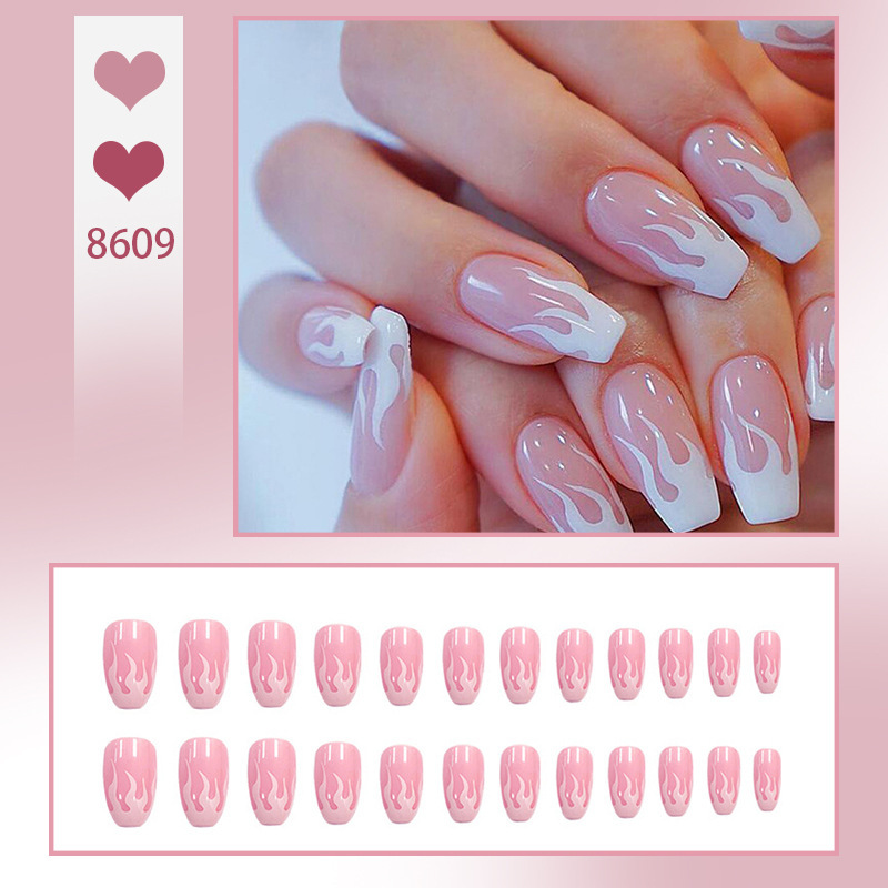 Pure And Seductive Style Nail Tips Finished False Nail Stickers - Image 9