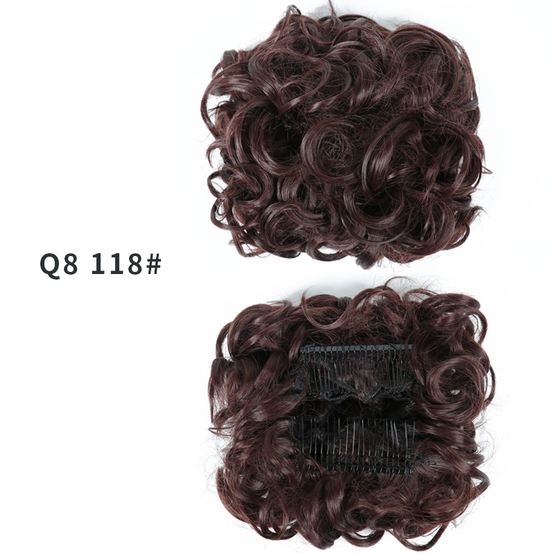 Fluffy Wig High Temperature Wire Pan Head Jewelry Insert Comb - Image 10