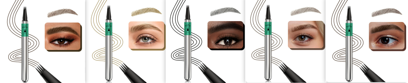 Four-claw Smudge-proof Wild Eyebrow Pencil - Image 8