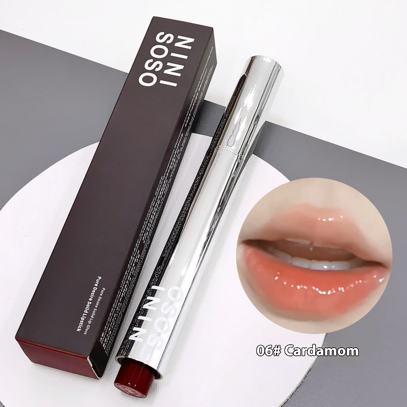 Pure Color-fixing Lip Gloss Solid Lipstick - Image 6