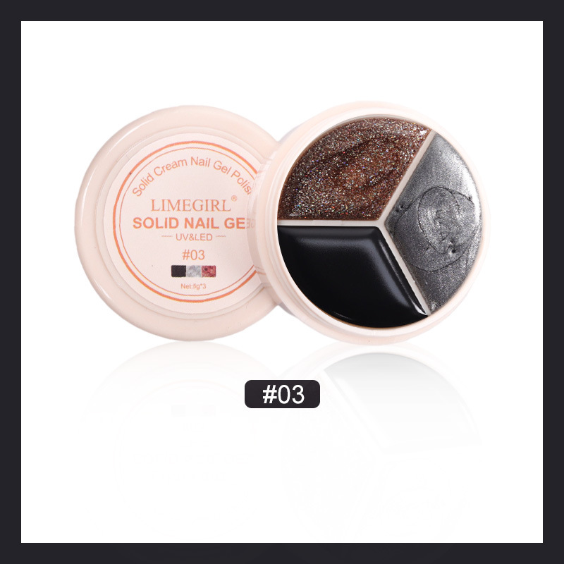 Cream Nail Polish Eye Shadow Bag - Image 7