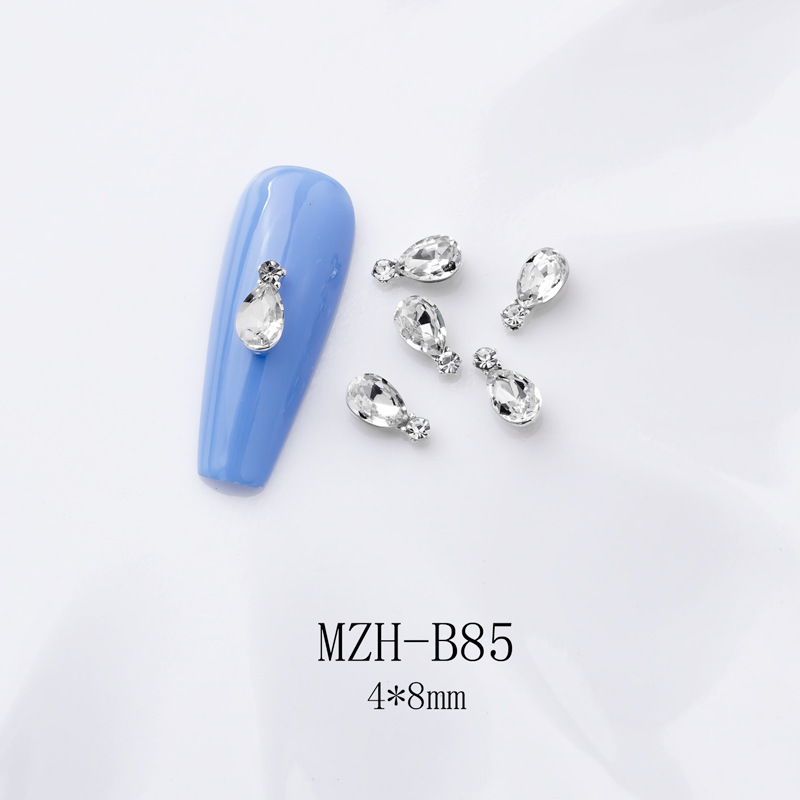 K9 Ultra-Shiny Flat-Back Rhinestones In White For Nail Art Decorations - Image 26