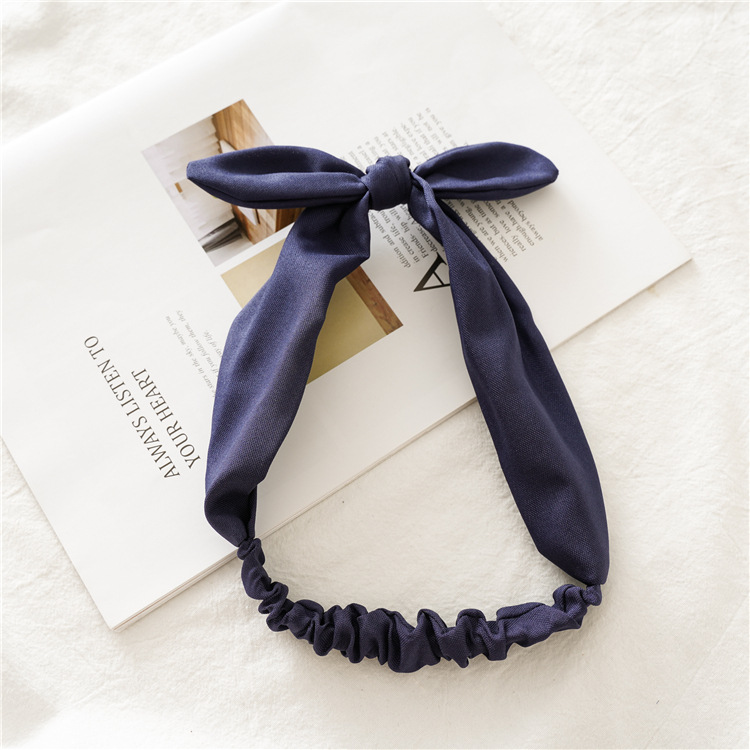 Women's All-match Elastic Band Knotted Rabbit Ears Hair Band - Image 4