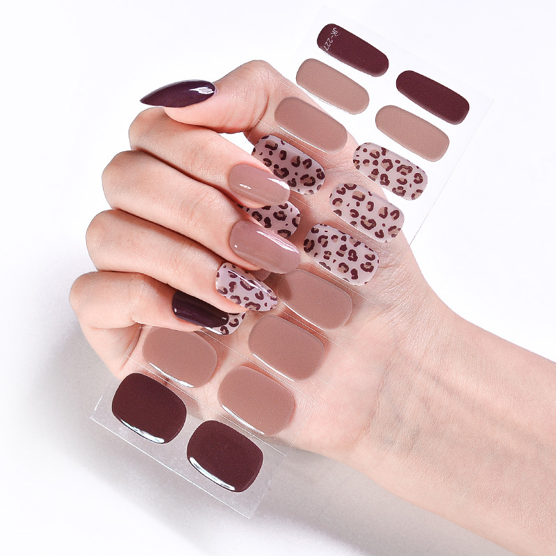 Hot Girl Cool Girl Sweet Cool UV Phototherapy Semi-baked Gel Nail Sticker - Image 14