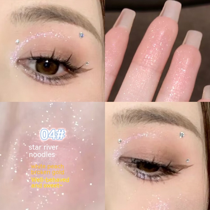 Crouching Silkworm Lazy Eye Makeup Thin And Glittering Pearlescent Bright Novice Style Brightening Eyeliner - Image 4