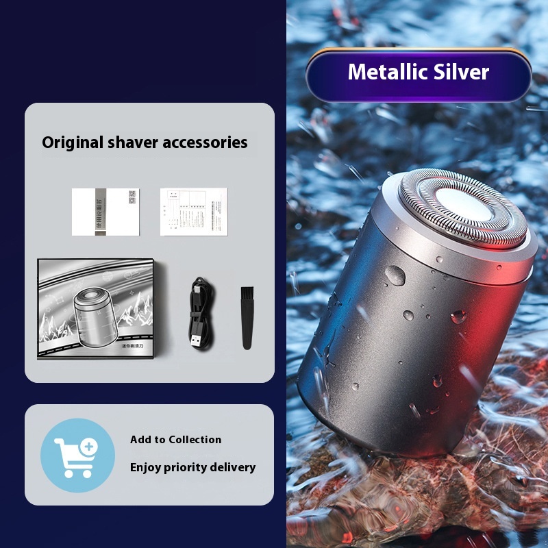 Portable Outdoor Travel Mini Shaver
